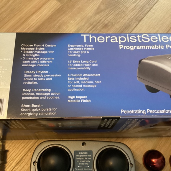 Homedics Therapist Select Deluxe Programmable Percussion Massager with Heat - Picture 6 of 9